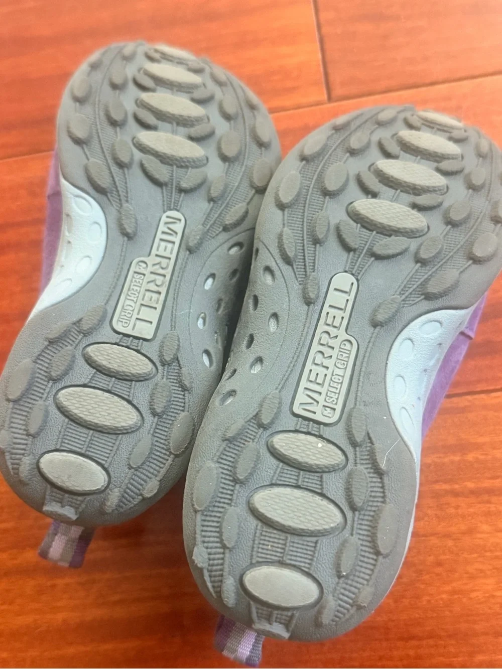 Merrell Kids Slip-On Suede Shoes - Purple